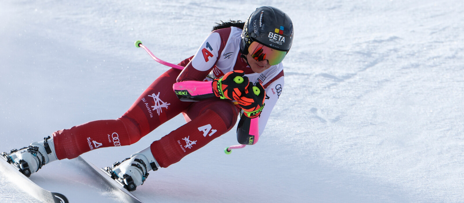 Super G Weltmeisterin 2025 Stephanie Venier | © GEPA Pictures