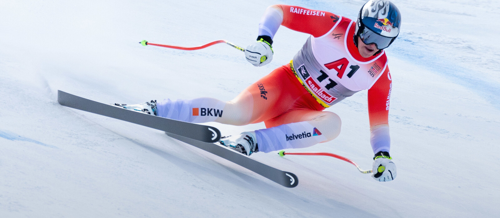 Franjo van Allmen - Downhill World Champion Saalbach 2025 | © GEPA Pictures