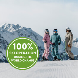 100 % Ski operation during the World Champs | © Georg Lindacher