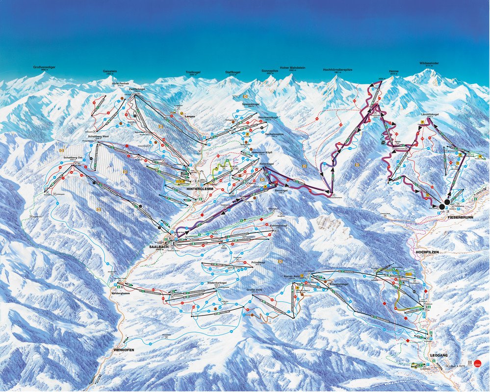 Skicircus Circuits | Infrastructure in Saalbach Hinterglemm