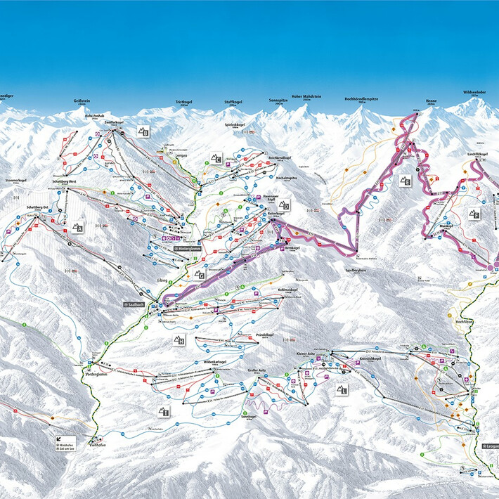 Skicircus Circuits | Infrastructure in Saalbach Hinterglemm