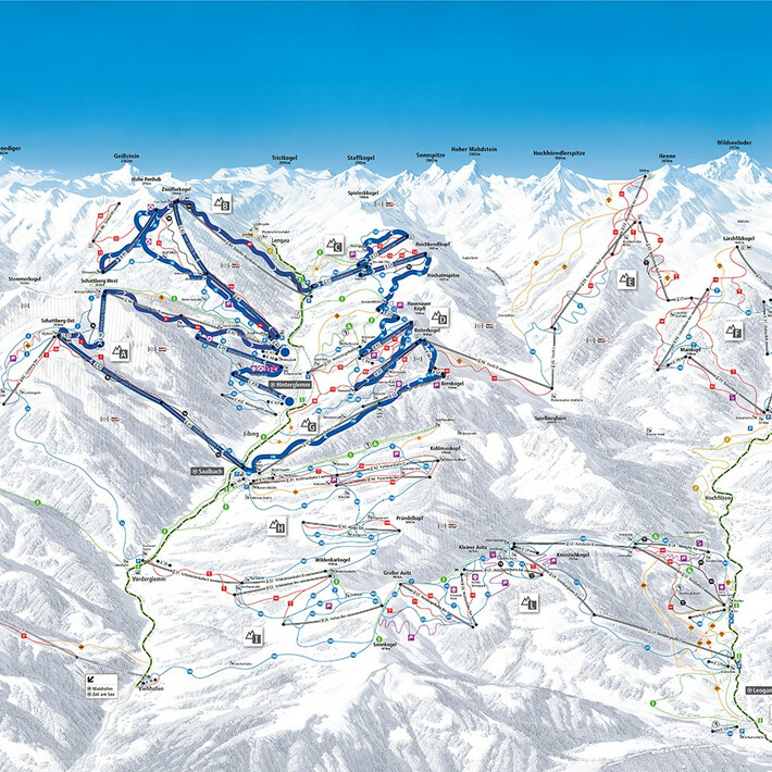 Skicircus Circuits | Infrastructure in Saalbach Hinterglemm