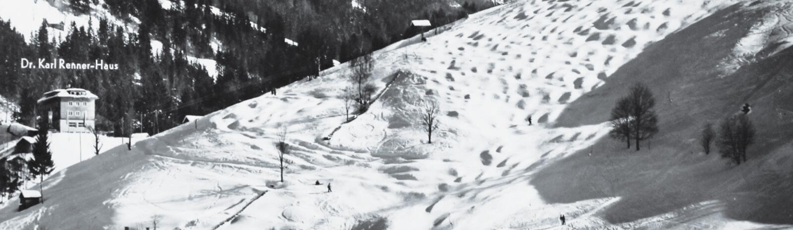 First lift at the Zwölferkogel