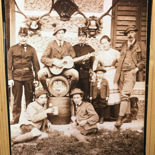 Saalbach's police officers in 1909 Saalbach's police officers in 1909
